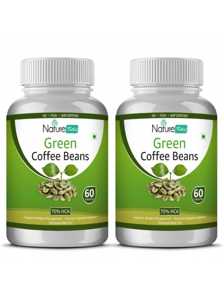 NatureFacts Green Coffee Beans- 2 Bottle Naturefacts Green Coffee Beans  - 2 Bottle pack