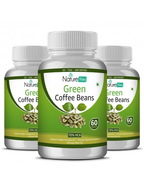 NatureFacts Green Coffee Beans- 3 Bottle Naturefacts Green Coffee - 3 Bottles
